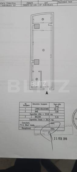 Garsoniera de vanzare, 38,34mp, zona Central - Lazar Residence - 4
