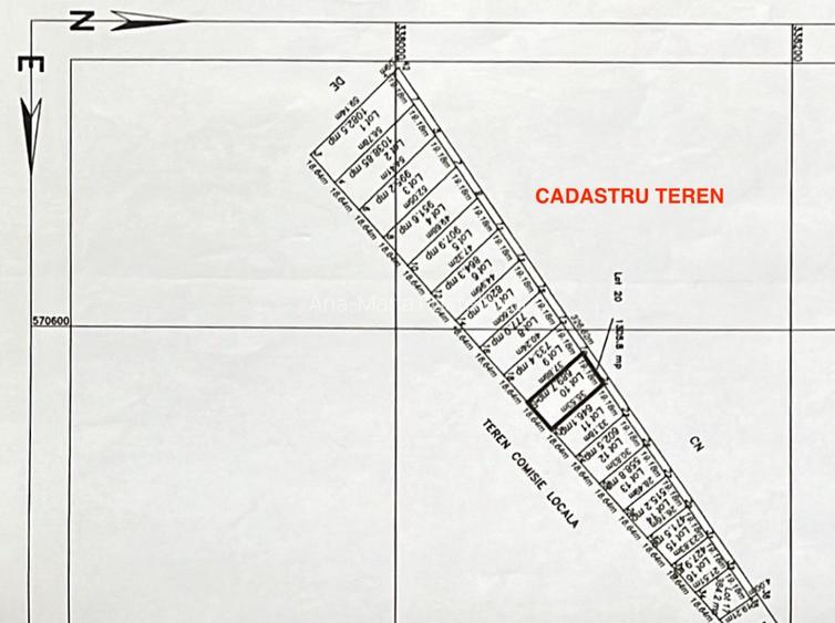 689 mp teren casa, langa padure, Sabareni - 5