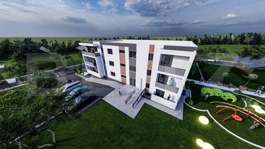 Apartament de vanzare, cu 2 camere, 56 mp cu balcon, zona Iasi-Lidl Bucium
