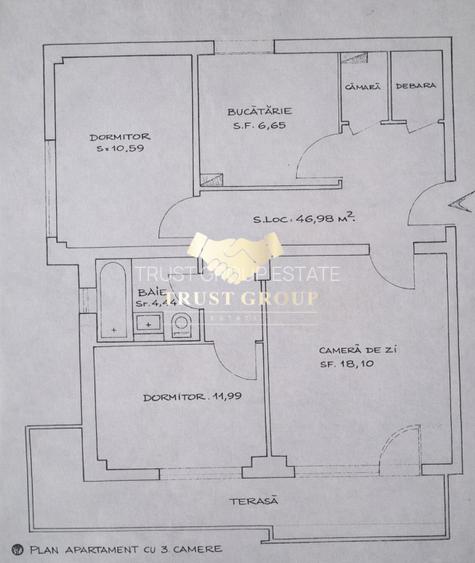 Apartament 3 camere Arcul de Triumf