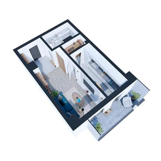 Apartament o camera - bloc nou - Cug - Selgros