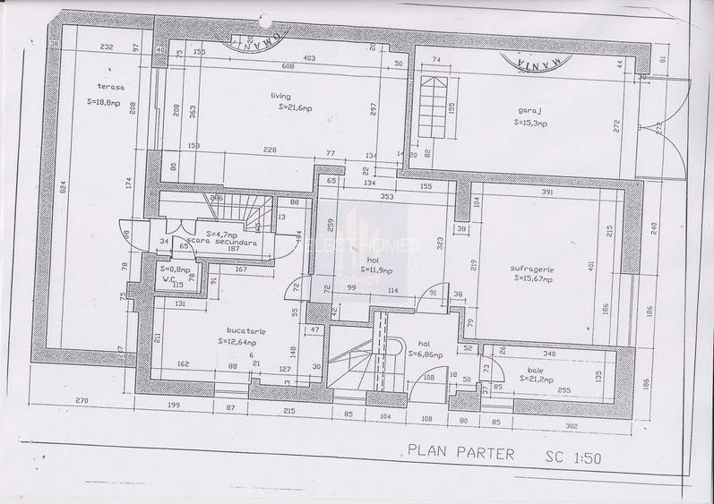 Vilă elegantă P+1E+M, complet renovată și consolidată *Stefan cel Mare* - 2