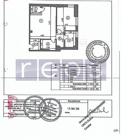 APARTAMENT 2 CAMERE | 55,92 MP | GREEN VISTA RESIDENCE | PIPERA - 9