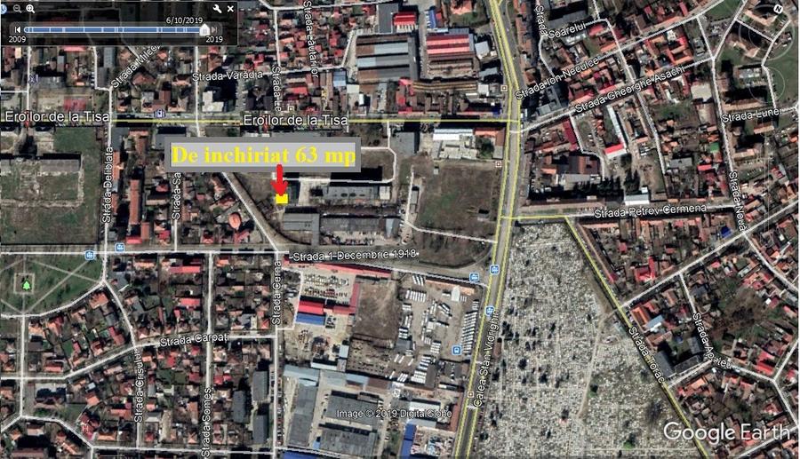 Proprietar inchiriez spatiu 63 mp pretabil  service
