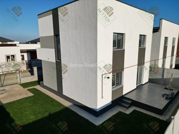 Casa 4 camere modernă Berceni Ilfov - curte 375 mp - acces asfaltat - 2
