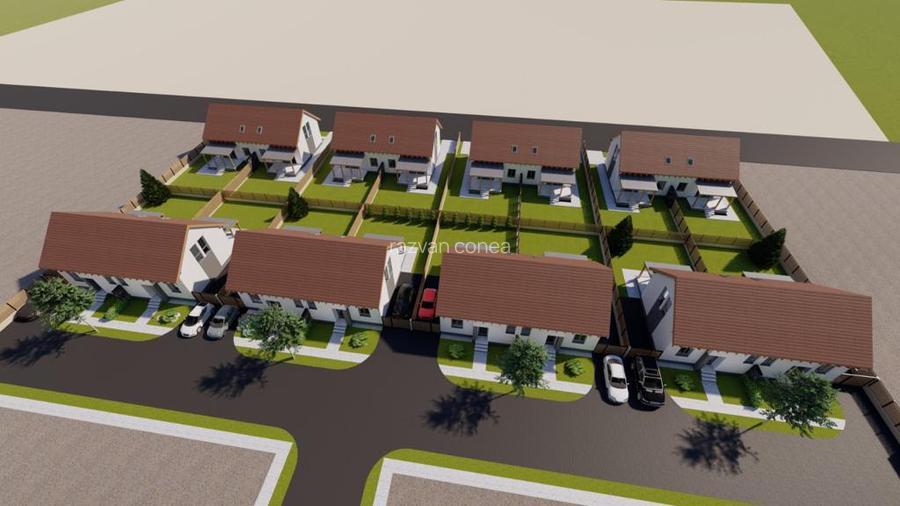 Casă 1/2 duplex cu regim de înălțime P+M-Sacalaz - reprezentare exclusiva
