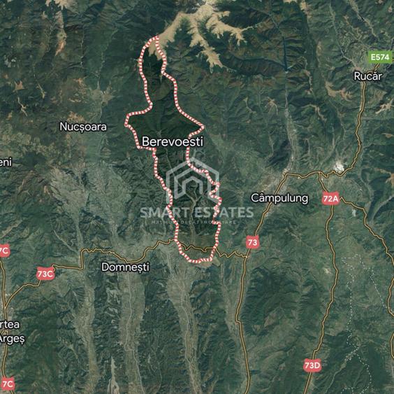 Berevoesti - Jud. Arges - Teren Intravilan 14.400 mp - Comision 0%