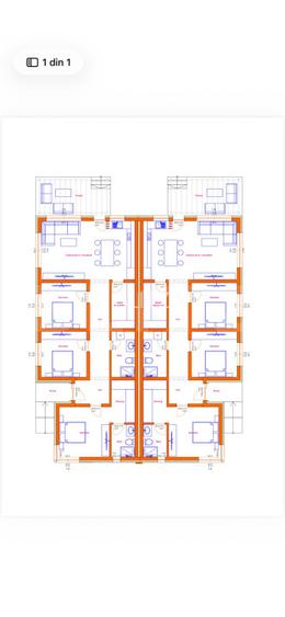 Duplex modern, 4 camere, 107 mp, Aerodrom