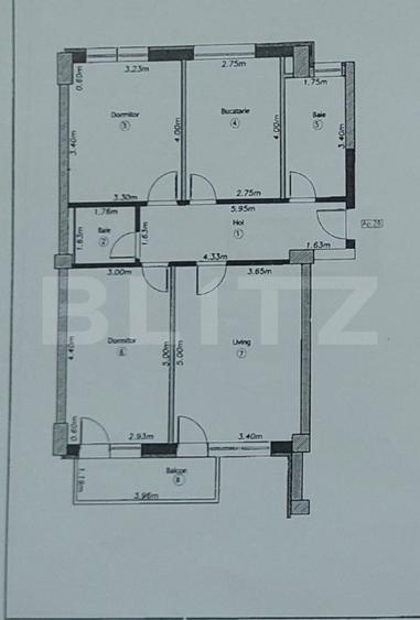 Apartament cu 3 camere, 76 mp, cu parcare si boxa, Tractorul