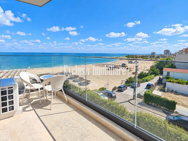 Vedere Frontala si Totala la Mare - Apartament Fix pe Malul Marii cu 2 Terase