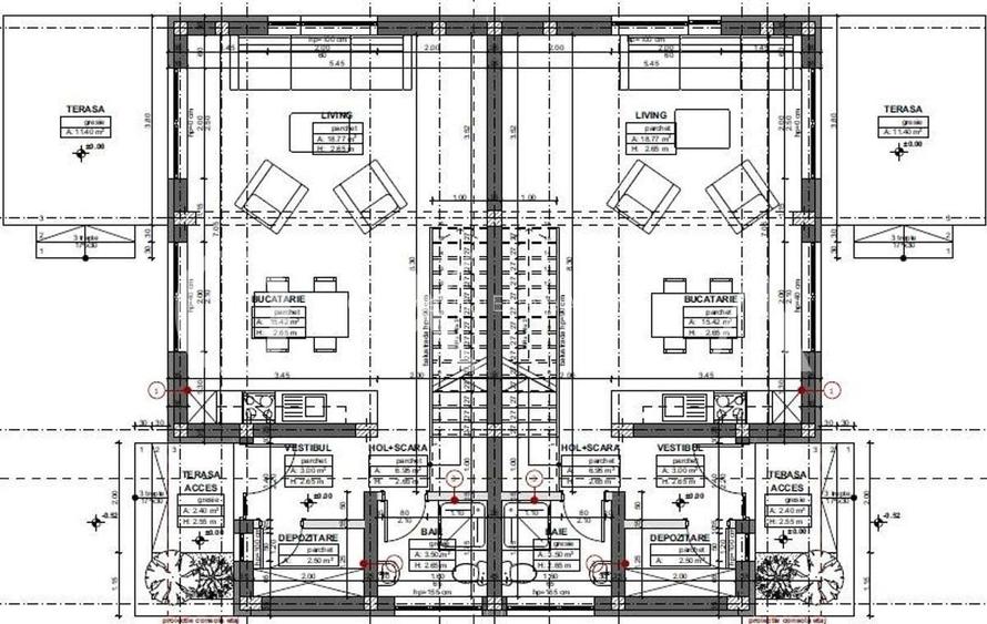 AX1188 Giroc/Vatra Veche, Duplex Cu 3 Dormitoare - 2