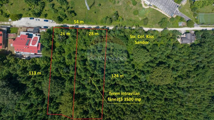 Teren intravilan, 3500 mp, Dâmbu Morii - 3