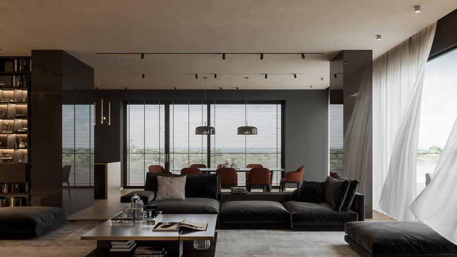 Pines Residence | Penthouse 551 mp | Terasa 193 mp | Vedere Padure