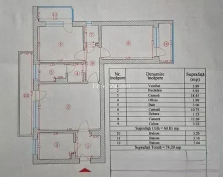 Apartament cu 3 camere, la 10min de metrou T Vladimirescu - 8