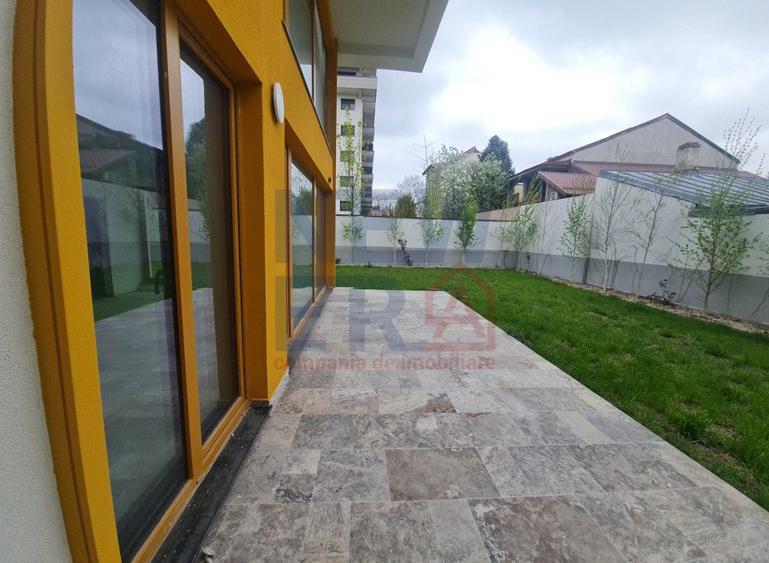 Apartament 3 camere cu terasa si gradina 80 mp, bloc boutique in zona Domenii