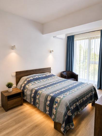 De Închiriat – Apartament 2 Camere | Aviatorii Residence 3 | Vedere Frontală lac