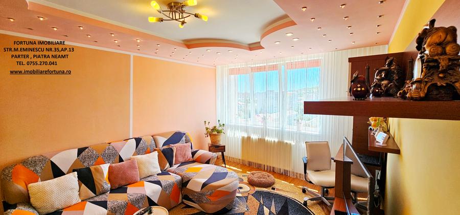 Apartament 2 camere modernizat,mansarda,etaj 10, zona Carpati-Darmanesti
