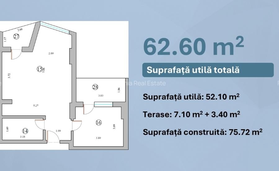 Apartament 2 camere de vânzare lângă plaja - 11