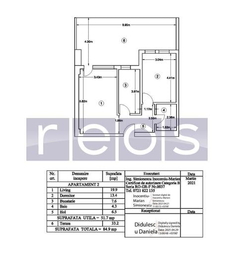 VANZARE 2 CAMERE | TERASA 33 MP | PARCARE INCLUSA | PIPERA – ROND OMV | - 17
