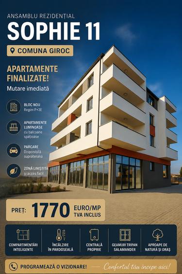 !!! 1770 euro/mp!!! Apartament cu 2 camere într-un complex exclusivist
