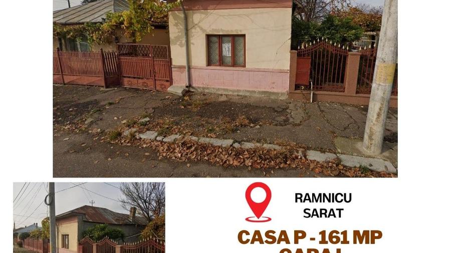 Casa P - 161 mp  + Garaj + Teren 442 mp, Ramnicu Sarat