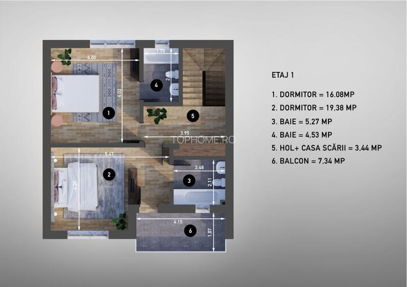 Casa, finalizata, Astrelor - Popesti Leordeni - 19