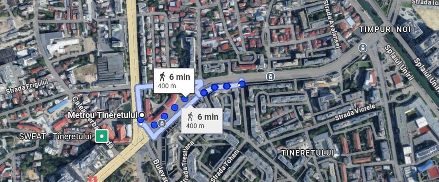 SINCAI BD-2 STATII DE METROU, MOBILAT, UTILAT SI PARCARE