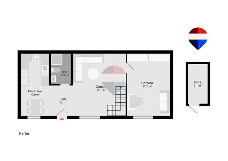Vânzare apartament 4 camere, acces auto - parcare, Central - Cuza Vodă