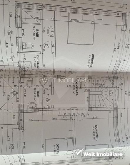Ocazie rara ! Casă în Baciu,  zona rezidentiala, teren 600 mp - 3