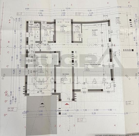 Casa individuala premium 191mp, teren 500 mp, Chinteni
