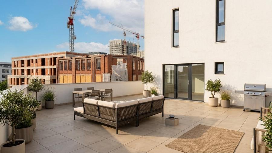 Duplex de lux cu terasa uriasa de 86 mp in zona Nerva Traian - Timpuri Noi