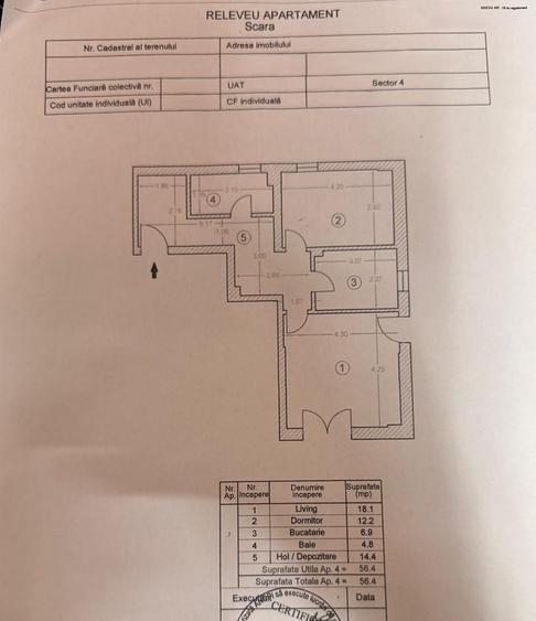 Drumul Binelui -Apartament 149 m.p. 2 camere si Curte | Acces dublu, parcare |
