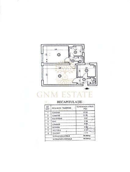 2 Camere Bloc Reabilitat | Metrou Titan - Str. Bucovina
