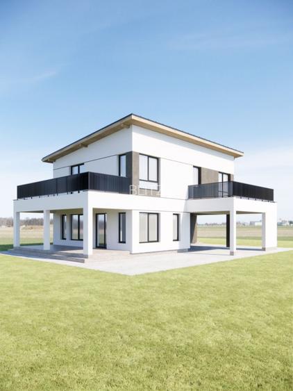 Casă individuală la roșu – 118 mp utili, teren 420 mp, drum privat și curte - 2