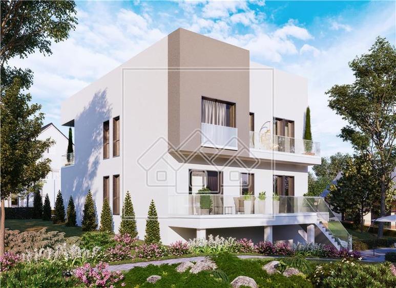Casa cu teren 561 mp, predare la alb, in Cisnadie