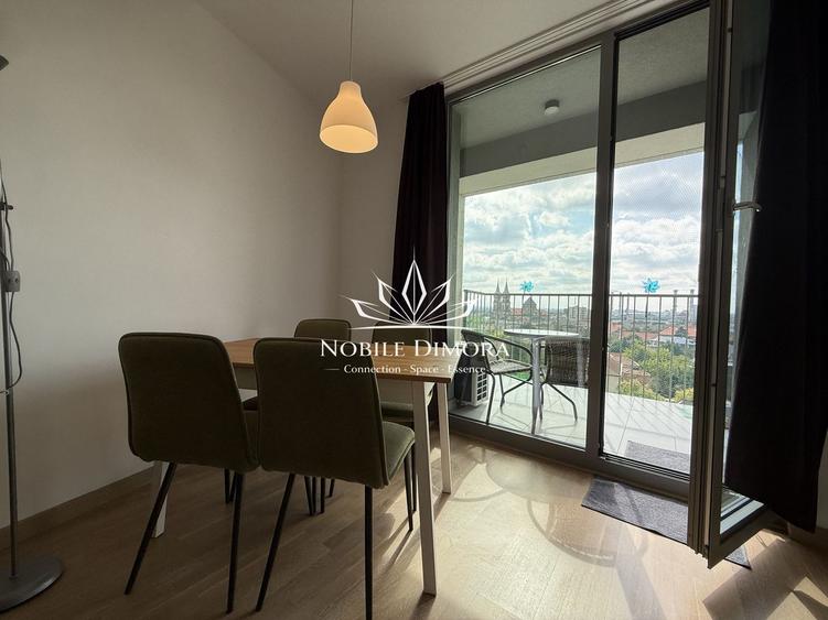 ISHO - Apartament modern cu 2 camere, vedere la Bega, boxa si parcare