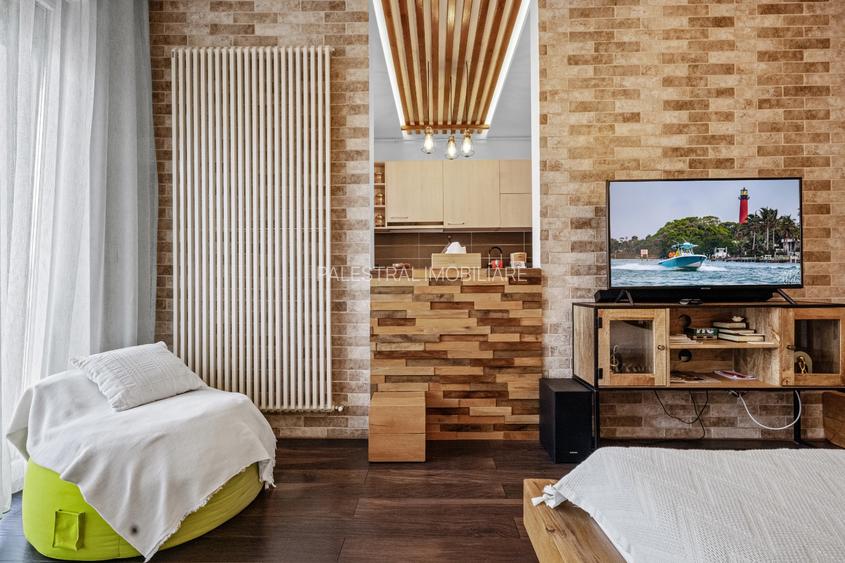 Studio lux zona Coresi  mobilat si utilat lux,parcare,137700 Euro - 2