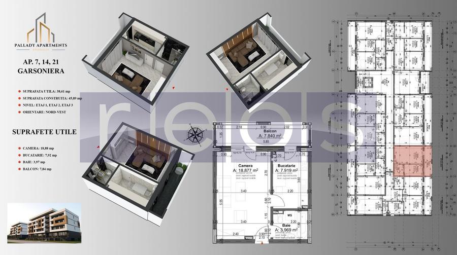 VANZARE 3 CAMERE | THEODOR PALLADY | PROIECT REZIDENȚIAL - 11