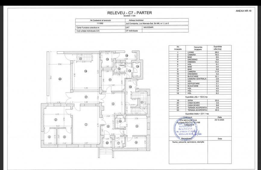 Vila D+P+1 si pod in Mamaia Sat cu teren 1569 mp si suprafata desfasurata 865 mp