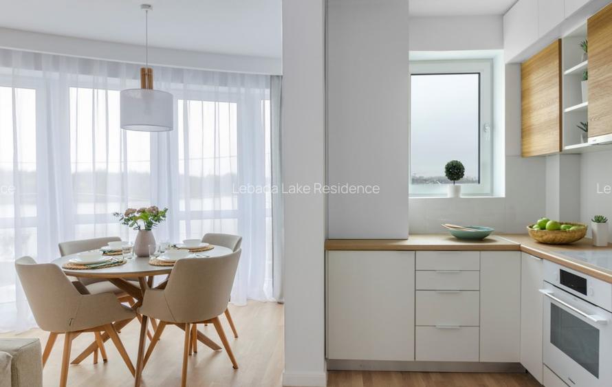 Apartament 3 camere cu gradina de 65 mp si vedere lac-Lebada Lake Residence - 6