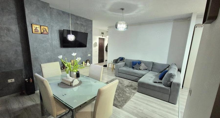 Km 4, apartament 3 camere decomandat, bloc nou, mobilat si utilat modern