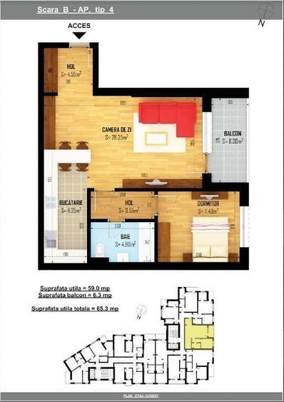 Inchiriere Apartament doua camere Grozavesti