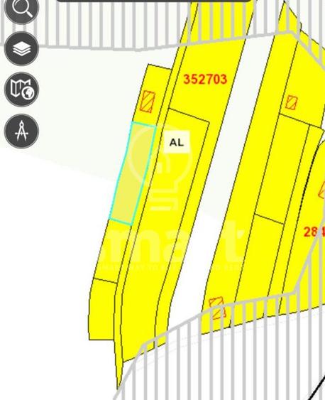 Teren Intravilan 773mp+drum Borhanci