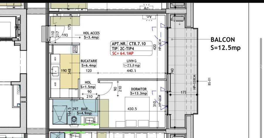 | Apartament 2 camere | One Cotroceni | Parcare inclusă | - 1