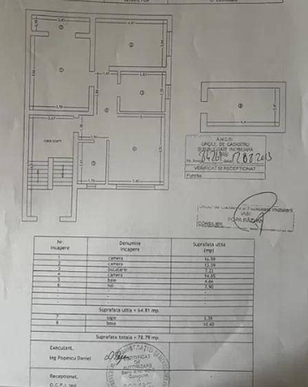 Apartament 3 Camere Dec. ETAJ 1 - Zona Soleia Valea Lupului - Mega Image