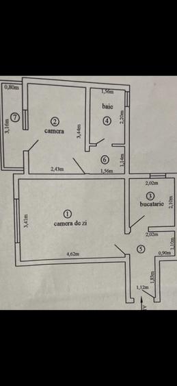 Apartament 2 camere, secuilor, zona Brancoveanu