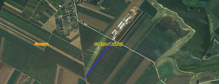 Teren Intravilan 10.000 mp Fundulea (Gostilele) – Deschidere la DJ 402