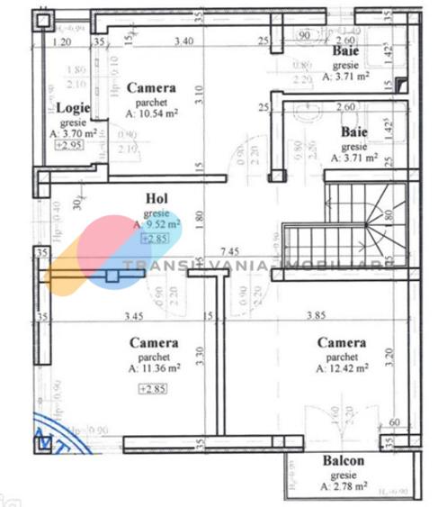 Duplex modern 4 camere, 102mp utili-Dezmir