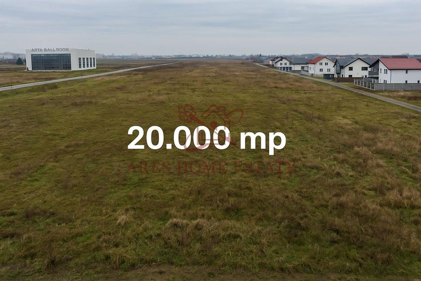 Teren 20.000 mp, 2 fronturi stradale – Calea Lugojului, langa Petrom.