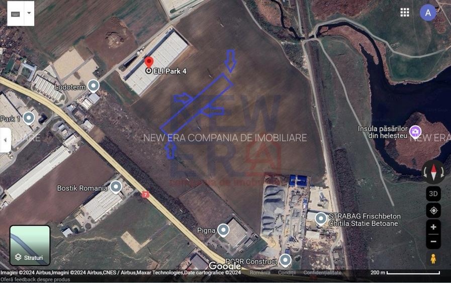 Teren industrial de vanzare 13.999 mp zona Eli Park Buftea - 2